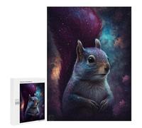 500 PCS Jigsaw Puzzles Cosmic Squirrel Art Print-13 Jigsaw for Teenagerss Precision Cutting Fun Activities at Home Challenging Game And Family Play 500 PCS