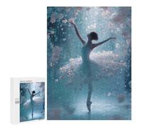 500 PCS Jigsaw Puzzles Enchanted Ballet Dance in Flowers -1 Adult Jigsaw Puzzles Enhance Memory Educational Challenge Toys Educational Games 500 PCS