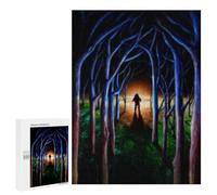 500 PCS Jigsaw Puzzles- Enchanted Forest Pathway Jigsaw for Adults Relaxing Games Staycation Kill Time Deal As Gifts for The Whole Family 500 PCS