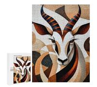 500 PCS Jigsaw Puzzles for Adults African Antelope Jigsaw for Adults Relax Games Hand Speed Race for Is Ideal As A Gift 500 PCS