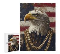 500 PCS Jigsaw Puzzles for Adults American Bald Eagle Puzzle for Adults Anti-Stress Toys A Work of Art Difficult And Challenge 500 PCS