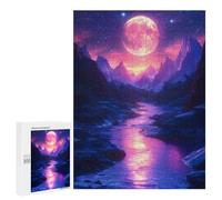 500 PCS Jigsaw Puzzles for Adults Arctic Ice Sunset Jigsaw for Adults Brain Teaser Game Birthday Present Difficult And Challenge 500 PCS