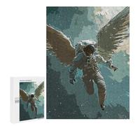 500 PCS Jigsaw Puzzles for Adults Astronaut Angel Jigsaw for Adults Relax Games Hand Speed Race for Is Ideal As A Gift 500 PCS