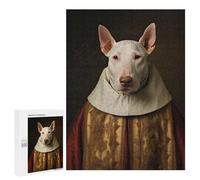 500 PCS Jigsaw Puzzles for Adults Bull Terrier The Pope Puzzle for Adults DIY Toys Precision Cutting Unique Gifts for Birthday And Christmas 500 PCS