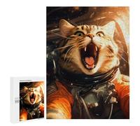 500 PCS Jigsaw Puzzles for Adults Cat Lost in Space Jigsaws for Adults DIY Toys Analysis And Logic Unique Gifts for Birthday And Christmas 500 PCS