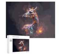500 PCS Jigsaw Puzzles for Adults Colorful Horse in Abstract Art Puzzles for Adults DIY Toys Home Decoration Difficult And Challenge 500 PCS