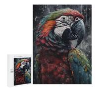 500 PCS Jigsaw Puzzles for Adults Colorful Parrot Portrait Jigsaw for Adults Relax Games Hand Speed Race for Is Ideal As A Gift 500 PCS
