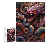 500 PCS Jigsaw Puzzles for Adults Colorful Serpent Mosaic Jigsaw for Adults Relax Games For Family Fun for Is Ideal As A Gift 500 PCS