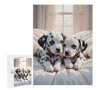 500 PCS Jigsaw Puzzles for Adults Dalmatian Puppies Jigsaws for Adults DIY Toys Analysis And Logic Unique Gifts for Birthday And Christmas 500 PCS
