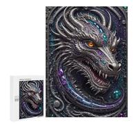 500 PCS Jigsaw Puzzles for Adults Dragon Guardian Art Deco Jigsaws for Adults DIY Toys Analysis And Logic Unique Gifts for Birthday And Christmas 500 PCS