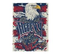 500 PCS Jigsaw Puzzles for Adults Eagle American Flag Adult Jigsaw Puzzle Brain Teaser Game Difficult Challenge Difficult And Challenge 500 PCS