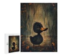 500 PCS Jigsaw Puzzles for Adults Enchanted Black Duckling Puzzle for Adults Anti-Stress Toys A Work of Art Difficult And Challenge 500 PCS