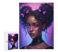 500 PCS Jigsaw Puzzles for Adults Enchanted Butterfly Portrait -3 Jigsaw for Adults Relax Games Hand Speed Race for Is Ideal As A Gift 500 PCS