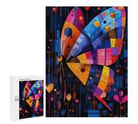 500 PCS Jigsaw Puzzles for Adults Expressionist Geometry Butterfly Puzzle for Adults Anti-Stress Toys A Work of Art Difficult And Challenge 500 PCS