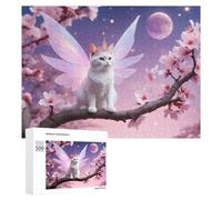 500 PCS Jigsaw Puzzles for Adults Fairy Cat Fantasy Scene-1 Jigsaw for Adults Relax Games For Family Fun for Is Ideal As A Gift 500 PCS
