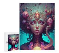 500 PCS Jigsaw Puzzles for Adults Fantasy Queen's Crown Jigsaw for Adults Relax Games Hand Speed Race for Is Ideal As A Gift 500 PCS