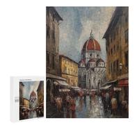 500 PCS Jigsaw Puzzles for Adults Florence City of Art Italy Jigsaw for Adults Relax Games Hand Speed Race for Is Ideal As A Gift 500 PCS