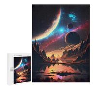500 PCS Jigsaw Puzzles for Adults Galactic Beauty Landscape Jigsaw for Adults Brain Teaser Game Birthday Present Difficult And Challenge 500 PCS