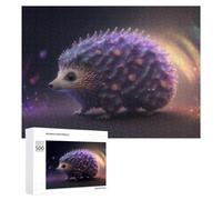 500 PCS Jigsaw Puzzles for Adults Galactic Hedgehog Cosmic Creature Teenagers Puzzles Hands-on Game Improve Memory Parent-child Interaction 500 PCS