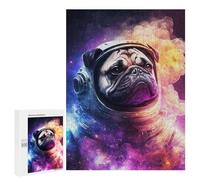 500 PCS Jigsaw Puzzles for Adults Galaxy Pug Jigsaw for Adults Relax Games Hand Speed Race for Is Ideal As A Gift 500 PCS