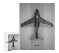 500 PCS Jigsaw Puzzles for Adults Grumman A6 Intruder Jigsaw for Adults Relax Games Hand Speed Race for Is Ideal As A Gift 500 PCS