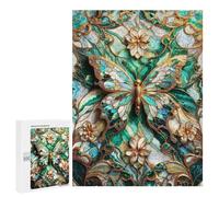 500 PCS Jigsaw Puzzles for Adults Jade Butterfly Kintsugi Puzzle for Adults Anti-Stress Toys A Work of Art Difficult And Challenge 500 PCS