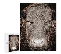 500 PCS Jigsaw Puzzles for Adults Jigsaw Bison Adult Puzzles Relaxing Games Enhance Memory Christmas Birthday Gifts 500 PCS