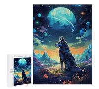 500 PCS Jigsaw Puzzles for Adults Jigsaw Cosmos Howl Sanctuary Adult Jigsaw Brain Teaser Game Hand Speed Race Challenging Game Gifts 500 PCS