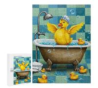 500 PCS Jigsaw Puzzles for Adults Jigsaw Duckling Bath Time Adult Puzzles Relaxing Games Enhance Memory Christmas Birthday Gifts 500 PCS