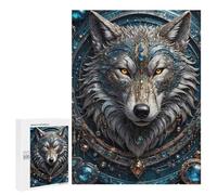 500 PCS Jigsaw Puzzles for Adults Jigsaw Emerald King Wolf Adult Puzzles Relaxing Games Enhance Memory Christmas Birthday Gifts 500 PCS