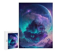 500 PCS Jigsaw Puzzles for Adults Jigsaw Galactic Floating Palace -1 Adult Puzzles Anti-Stress Toys Difficult Hard Challenging Game Gifts 500 PCS
