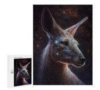 500 PCS Jigsaw Puzzles for Adults Jigsaw Galactic Kangaroo Celestial Wildlife Art Adult Puzzles Relaxing Games Enhance Memory Christmas Birthday Gifts 500 PCS