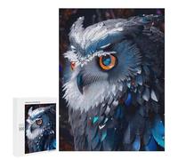 500 PCS Jigsaw Puzzles for Adults Jigsaw Glowing Mystical Owl Adult Puzzles Anti-Stress Toys Difficult Hard Challenging Game Gifts 500 PCS