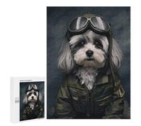 500 PCS Jigsaw Puzzles for Adults Jigsaw Havanese Soldier Adult Jigsaw Puzzle Brain Teaser Game Wall Decoration Fun at Home Activities, 500 PCS