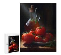500 PCS Jigsaw Puzzles for Adults Jigsaw Vintage Tomatoes Adult Jigsaw Brain Teaser Game Hand Speed Race Challenging Game Gifts 500 PCS
