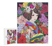 500 PCS Jigsaw Puzzles for Adults Kimono Ukiyoe Zen Pop Art Jigsaw for Adults Relax Games Hand Speed Race for Is Ideal As A Gift 500 PCS