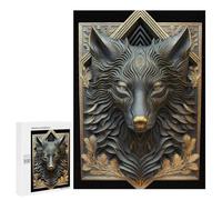 500 PCS Jigsaw Puzzles for Adults Legendary Golden Wolf Puzzle for Adults DIY Toys Precision Cutting Unique Gifts for Birthday And Christmas 500 PCS