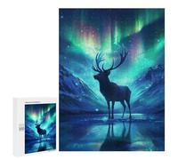 500 PCS Jigsaw Puzzles for Adults Majestic Deer Jigsaws for Adults DIY Toys Analysis And Logic Unique Gifts for Birthday And Christmas 500 PCS