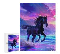 500 PCS Jigsaw Puzzles for Adults Majestic Horse Galloping at Sunset Puzzle for Adults Anti-Stress Toys A Work of Art Difficult And Challenge 500 PCS