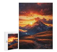 500 PCS Jigsaw Puzzles for Adults Majestic Sunset Jigsaws for Adults DIY Toys Analysis And Logic Unique Gifts for Birthday And Christmas 500 PCS