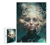 500 PCS Jigsaw Puzzles for Adults Mermaid Dreams Fantasy Art Jigsaw for Adults Brain Teaser Game Birthday Present Difficult And Challenge 500 PCS