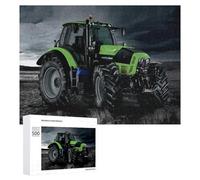 500 PCS Jigsaw Puzzles for Adults Modern Agricultural Machinery Deutz-Fahr Tractor Innovation Jigsaw for Adults Relax Games For Family Fun for Is Ideal As A Gift 500 PCS