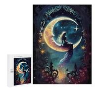500 PCS Jigsaw Puzzles for Adults Moonlit Mermaid Fantasy Puzzles for Adults DIY Toys Home Decoration Difficult And Challenge 500 PCS