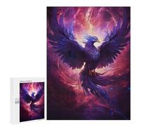 500 PCS Jigsaw Puzzles for Adults Mystical Phoenix Bird Puzzle for Adults Anti-Stress Toys A Work of Art Difficult And Challenge 500 PCS