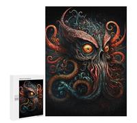 500 PCS Jigsaw Puzzles for Adults Octopus Skull Artwork Jigsaw for Adults Relax Games For Family Fun for Is Ideal As A Gift 500 PCS