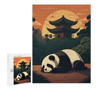 500 PCS Jigsaw Puzzles for Adults Panda Bamboo Japan Jigsaw for Adults Brain Teaser Game Birthday Present Difficult And Challenge 500 PCS
