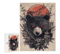 500 PCS Jigsaw Puzzles for Adults Panda Bear Sunset Japan Jigsaw for Adults Relax Games Hand Speed Race for Is Ideal As A Gift 500 PCS