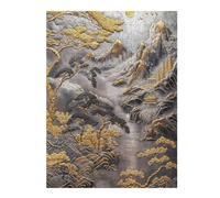 500 PCS Jigsaw Puzzles for Adults Platinum Cliffside Haven Teenagers Puzzles DIY Toys Difficult Challenge Birthday And Unique Gifts 500 PCS