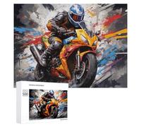 500 PCS Jigsaw Puzzles for Adults Racing Spirit Motorcycle Artwork Puzzles for Adults DIY Toys Home Decoration Difficult And Challenge 500 PCS