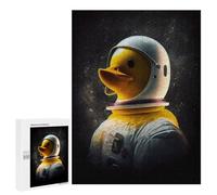 500 PCS Jigsaw Puzzles for Adults Rubber Duck Astronaut Bath Jigsaws for Adults DIY Toys Analysis And Logic Unique Gifts for Birthday And Christmas 500 PCS